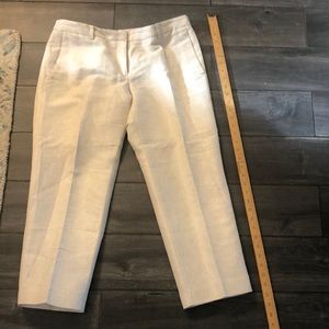 Shimmer herringbone LOFT ankle length dress pant